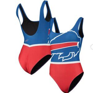 Women's Buffalo Bills FOCO One-Piece Swimsuit Mafia NFL Bathing Suit NWT Cruise